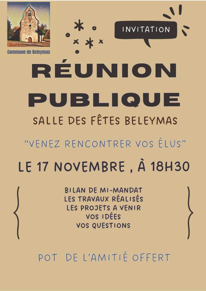 Reunion publique 1