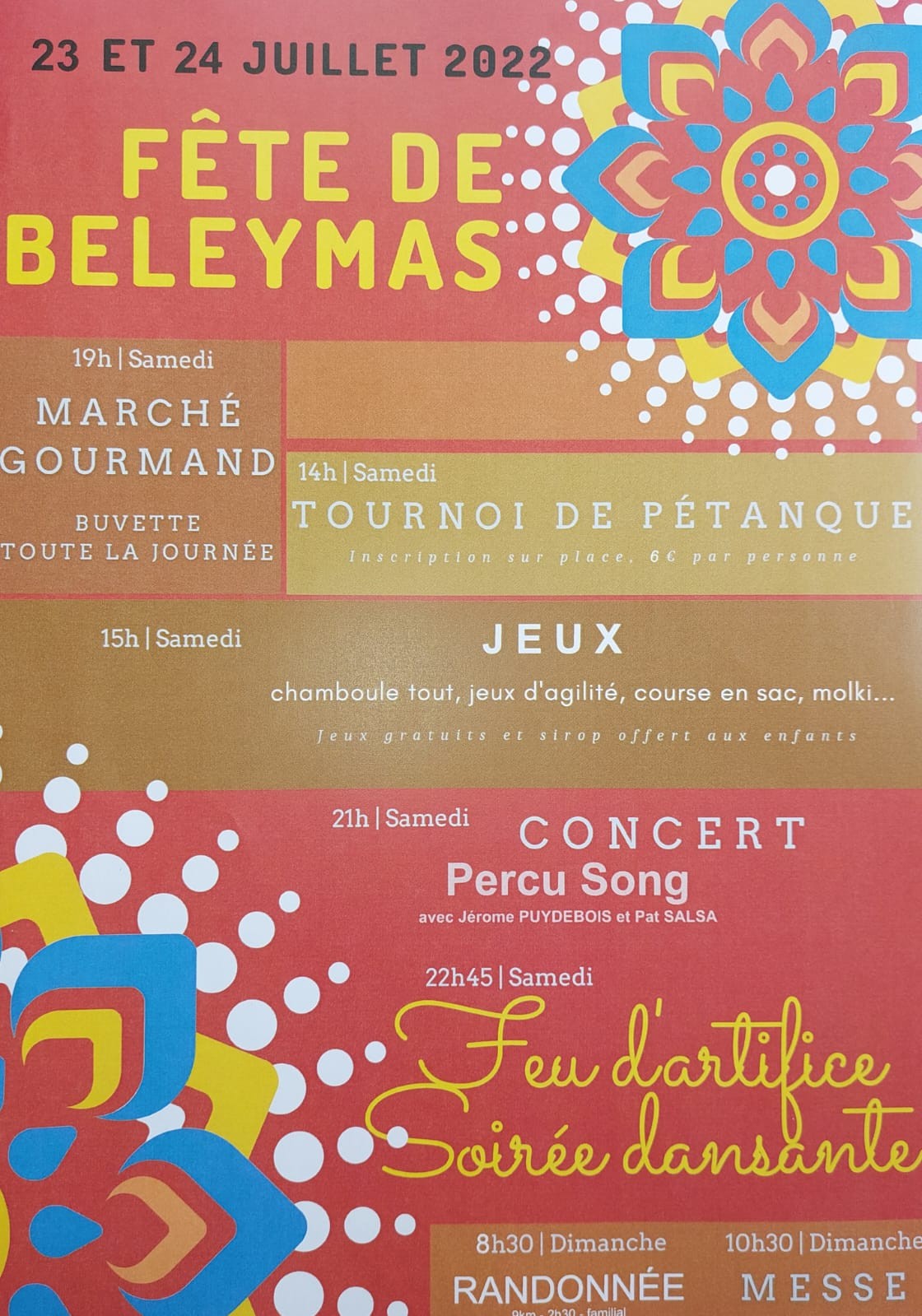 Fête Beleymas 2022