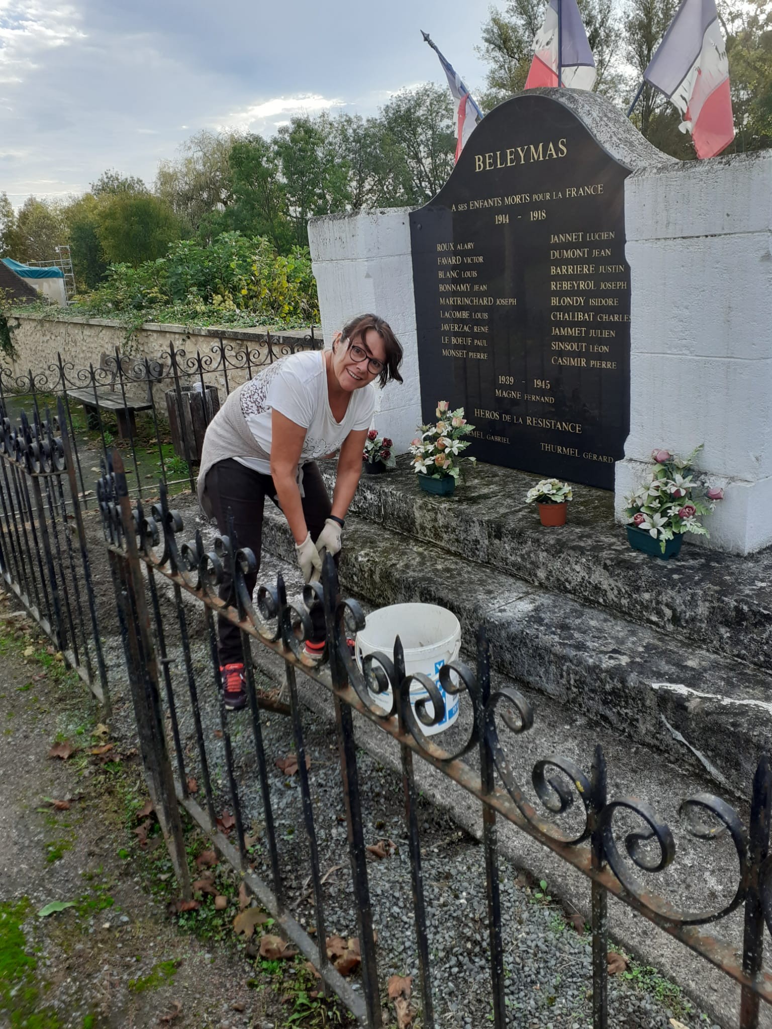 Nettoyage du monument